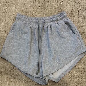 Gray Women's Sweatpant Shorts